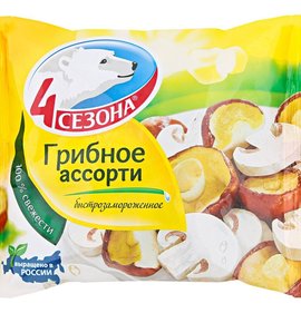 Фото товара Ассорти грибное 4 Сезона 400г