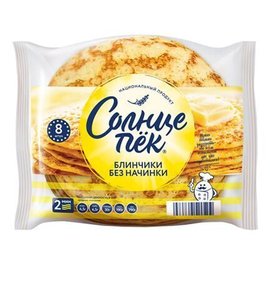 Фото товара Блинчики Сибирский Гурман Солнцепек без начинки 360г