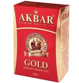 Фото товара Чай Акбар черный 100г Голд цейлонский