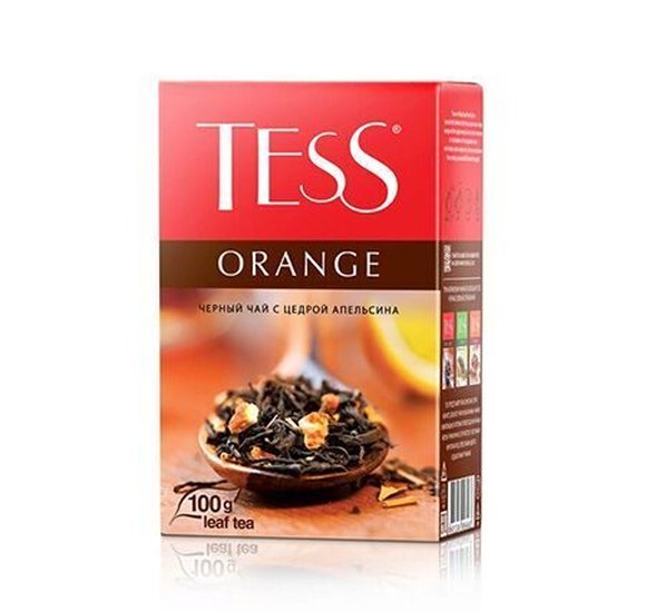 Чай Tess черный 100г Orange купить с доставкой в Канске