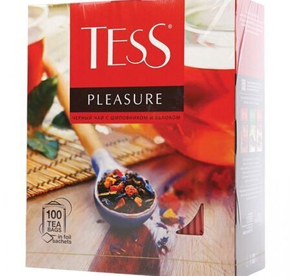 Чай Tess черный 100пак по 1,5г Плэжа купить с доставкой в Канске