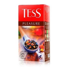 Фото товара Чай Tess черный 25пак по 1,5г Pleasure