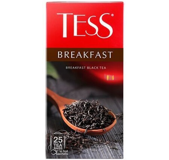 Чай Tess черный 25пак по 1.8г Breakfast купить с доставкой в Канске