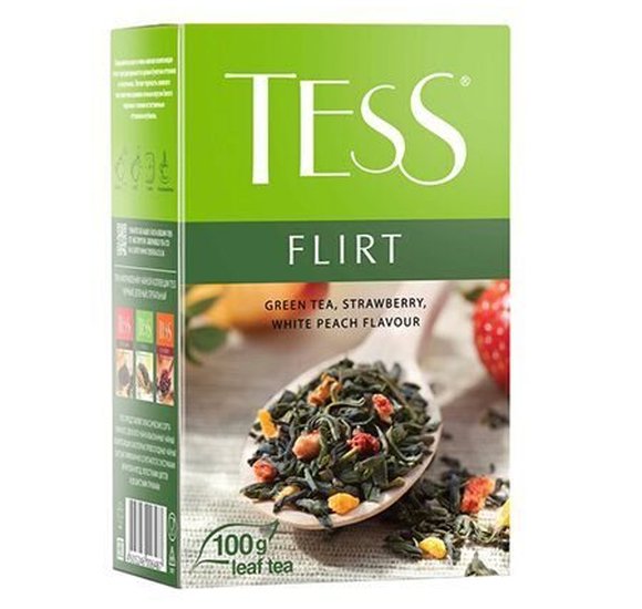 Чай Tess зеленый 100г Flirt купить с доставкой в Канске