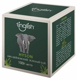 Фото товара Чай Tinglish Hyson цейлонский зеленый 100г