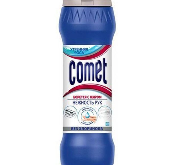 Чистящий порошок Comet Лимон без хлоринола 475гр купить с доставкой в Канске