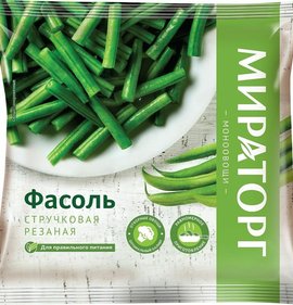 Фото товара Фасоль стручковая резанная 400г с/м Витамин