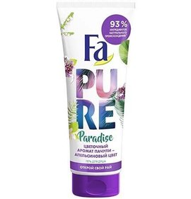 Фото товара Гель для душа Fa Pure Paradise Пачули Апельсиновый цвет 200мл