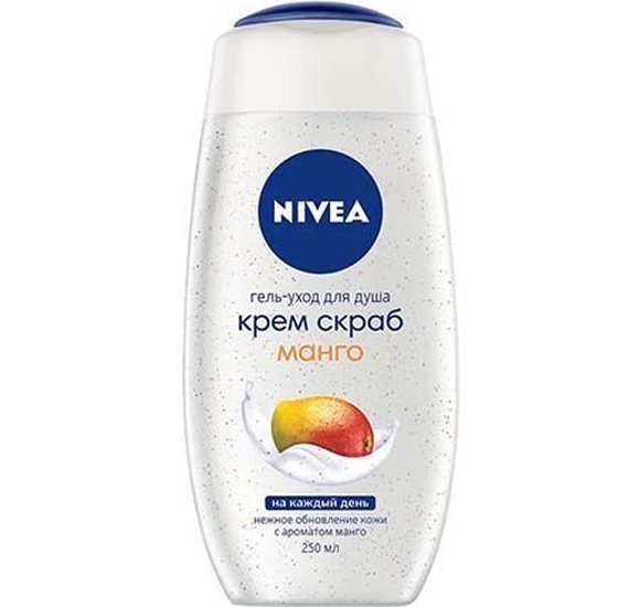 Гель для душа Nivea Крем скраб Манго 250мл купить с доставкой в Канске