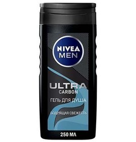 Фото товара Гель для душа Nivea men 250мл ULTRA CARBON