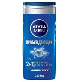 Фото товара Гель для душа Nivea men Пробуждающий 250мл*