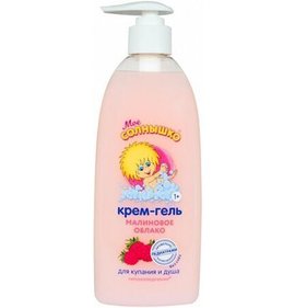Фото товара Гель крем Мое солнышко Малиновое облако для купания и душа 400мл