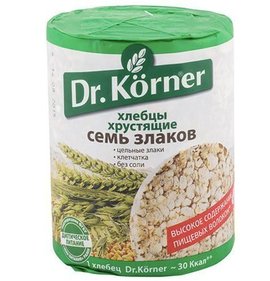 Фото товара Хлебцы Dr Korner 100г семь злаков