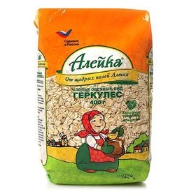Фото товара Хлопья Алейка геркулес 400г