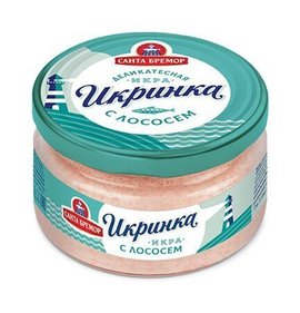 Фото товара Икорное рыбное изделие Икринка с лососем 160г СБ