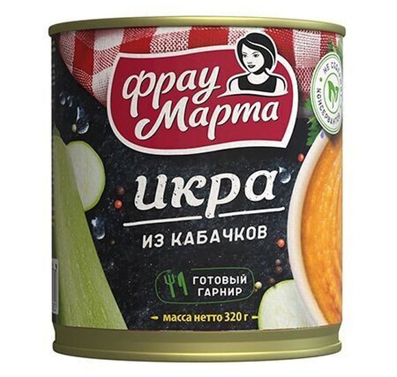 Икра из кабачков Фрау Марта 320г ж/б купить с доставкой в Канске