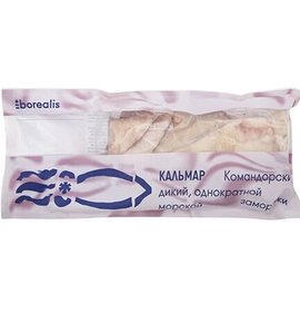 Фото товара Кальмар Командорский с/м тушка без кожи 500г Borealis