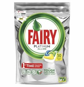 Фото товара Капсулы ПММ FAIRY Platinum 50шт Лимон