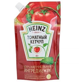 Фото товара Кетчуп Heinz Томатный 320г м/у