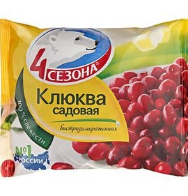 Фото товара Клюква садовая 4 Сезона 300г