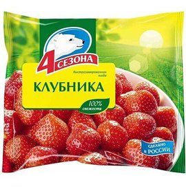 Фото товара Клубника 4 Сезона 300г