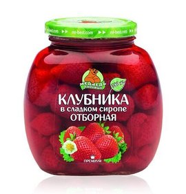 Фото товара Клубника Медведь любимый 580мл ст/б