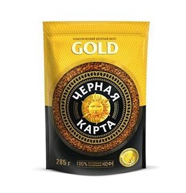 Фото товара Кофе Черная карта 150г Gold м/у