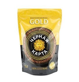 Фото товара Кофе Черная карта 285г Gold м/у