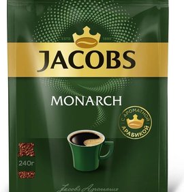 Фото товара Кофе Jacobs Monarch 240г м/у