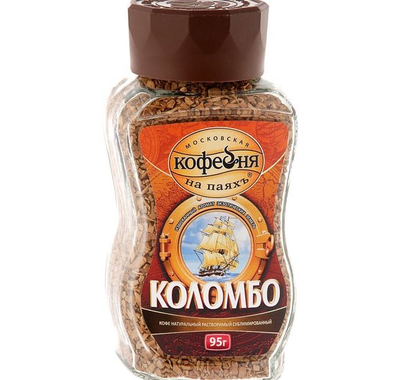 Кофе Московская кофейня на паях 95г Коломбо ст/б купить с доставкой в Канске