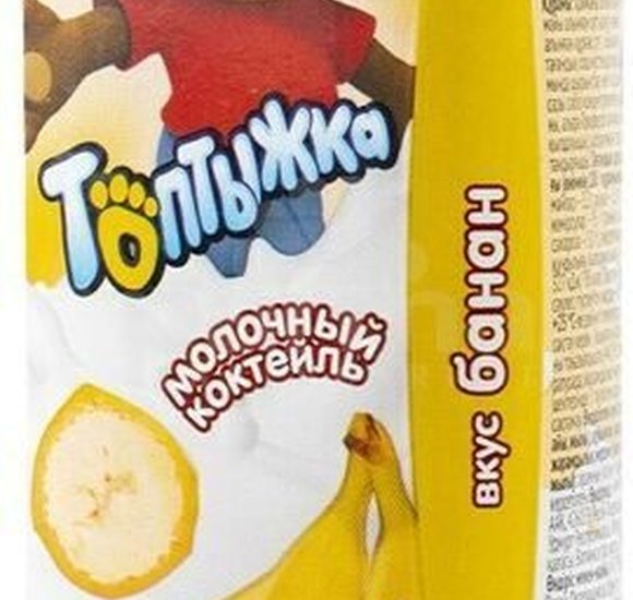 Коктейль молочный Топтыжка Edge Банан 3,2% 200г БЗМЖ купить с доставкой в Канске