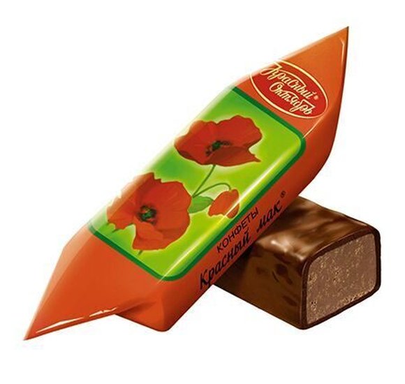 Конфеты Красный Октябрь Красный мак в/н купить с доставкой в Канске