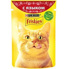Фото товара Корм для кошек Фрискас 85г Язык