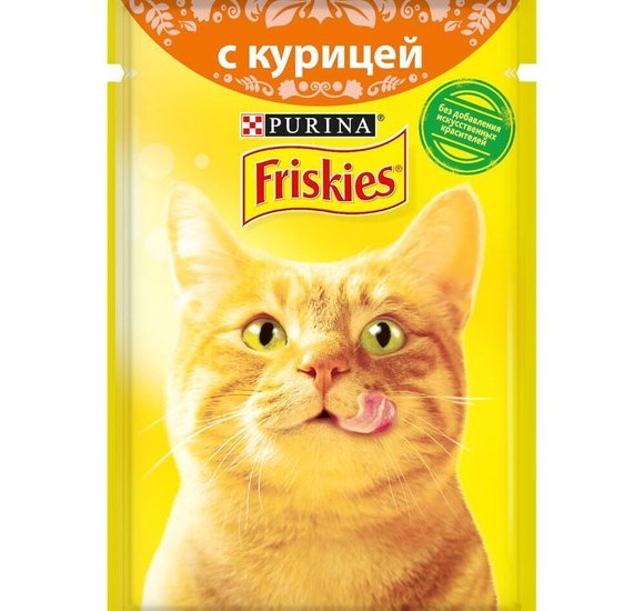 Корм для кошек Фрискас 85г Курица купить с доставкой в Канске