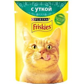 Фото товара Корм для кошек Фрискас 85г Утка