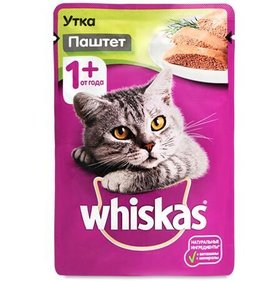 Фото товара Корм для кошек Вискас Паштет утка 75г