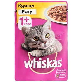 Фото товара Корм для кошек Вискас Рагу курица 75г