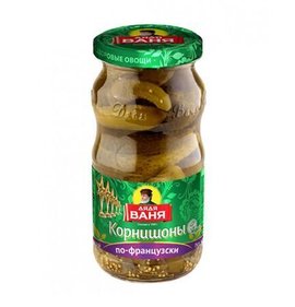 Фото товара Корнишоны Дядя Ваня по-французски консервированные 460г