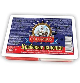 Фото товара Крабовые палочки Колумбус  100г