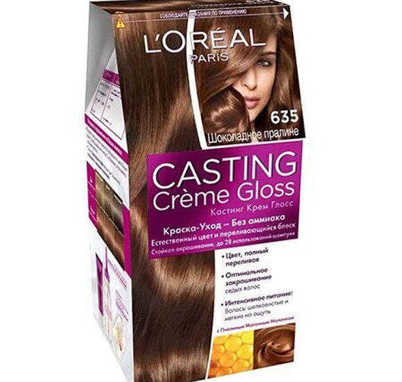 Краска для волос Loreal Casting 525 Шоколадный фондан купить с доставкой в Канске