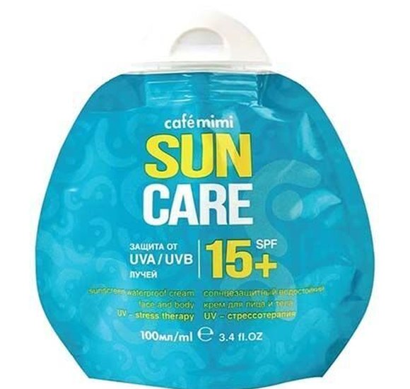 Крем Cafe mimi солнцезащитный водостойкий SPF 15+ 100мл купить с доставкой в Канске