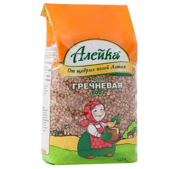 Крупа Алейка 800г гречневая купить с доставкой в Канске
