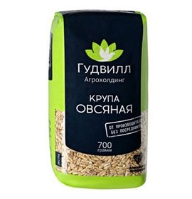 Фото товара Крупа Гудвилл Овсяная 700г