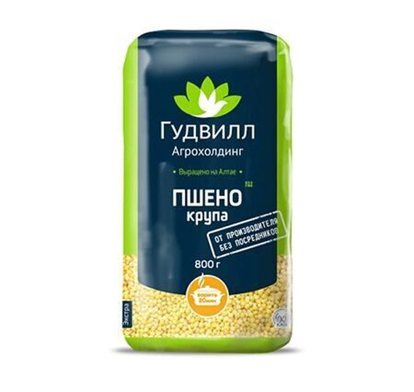 Крупа Гудвилл Пшено 800г купить с доставкой в Канске