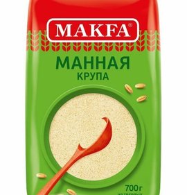 Фото товара Крупа Макфа Манная 700г