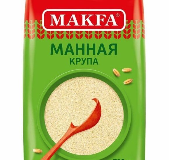 Крупа Макфа Манная 700г купить с доставкой в Канске