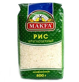 Фото товара Крупа Макфа Рис круглозерный 800г