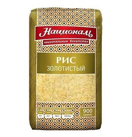 Фото товара Крупа Националь Рис Золотистый 900г