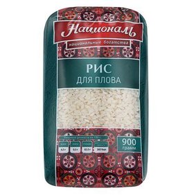 Фото товара Крупа Националь Рис для плова 900г