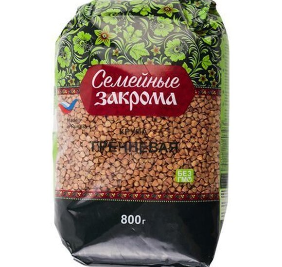 Крупа Семейные закрома 800г Гречневая купить с доставкой в Канске